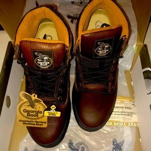 Georgia Boot steel toed work boots size 10.5 Wide
